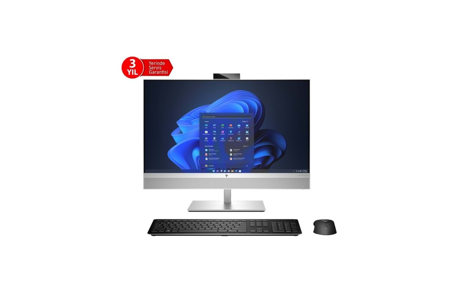 HP 5V8B2ES, EliteOne 870 G9, i9-14900, 27" Dokunmatik Ekran, 32Gb DDR5 Ram, 1Tb SSD, Paylaşımlı Ekran Kartı, Windows 11 Pro, All In One PC, GRİ (3 Yıl Yerinde Servis)