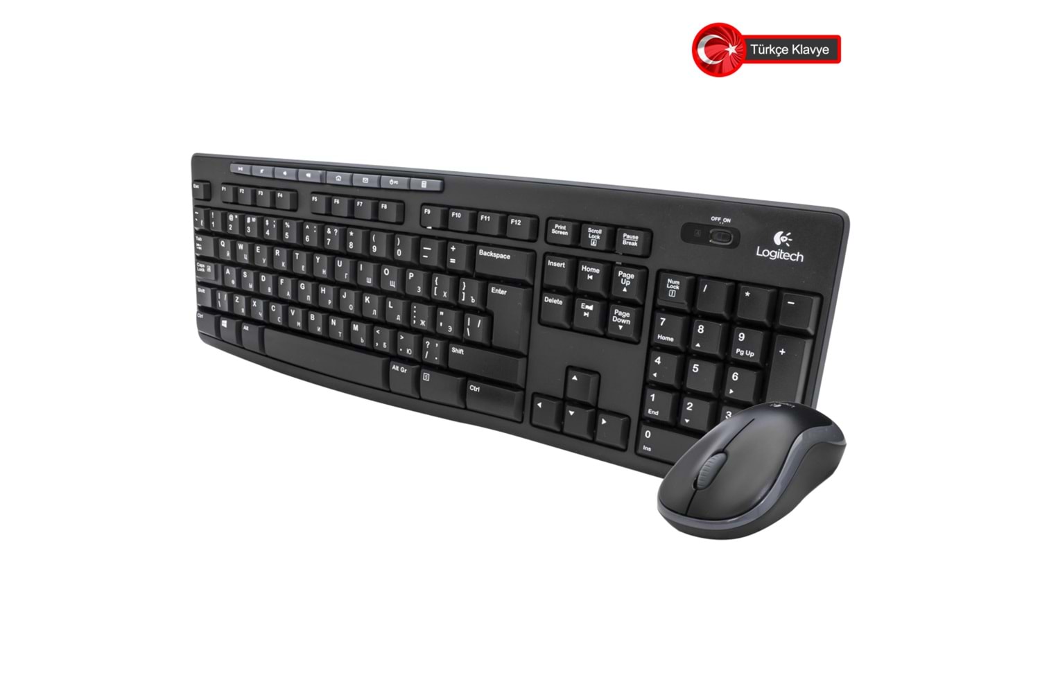 LOGITECH MK270, 920-004525, Kablosuz, Türkçe Q, Klavye Mouse Set