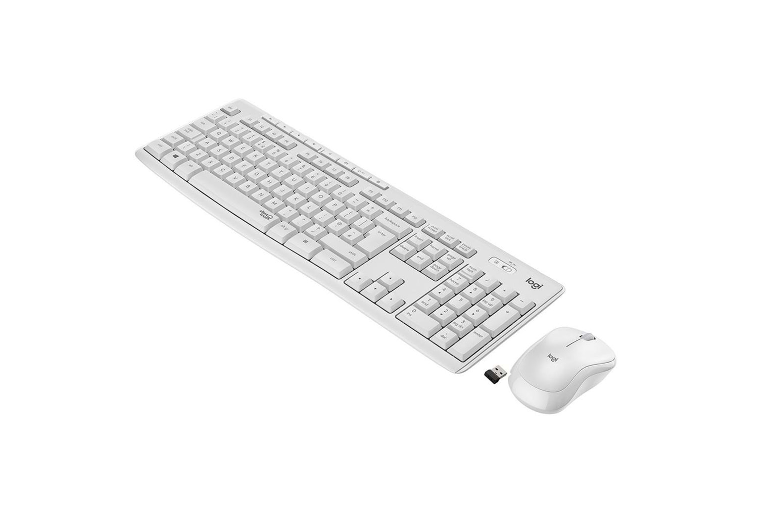LOGITECH MK295 Beyaz, 920-010089, Kablosuz, Türkçe Q, Klavye Mouse Set
