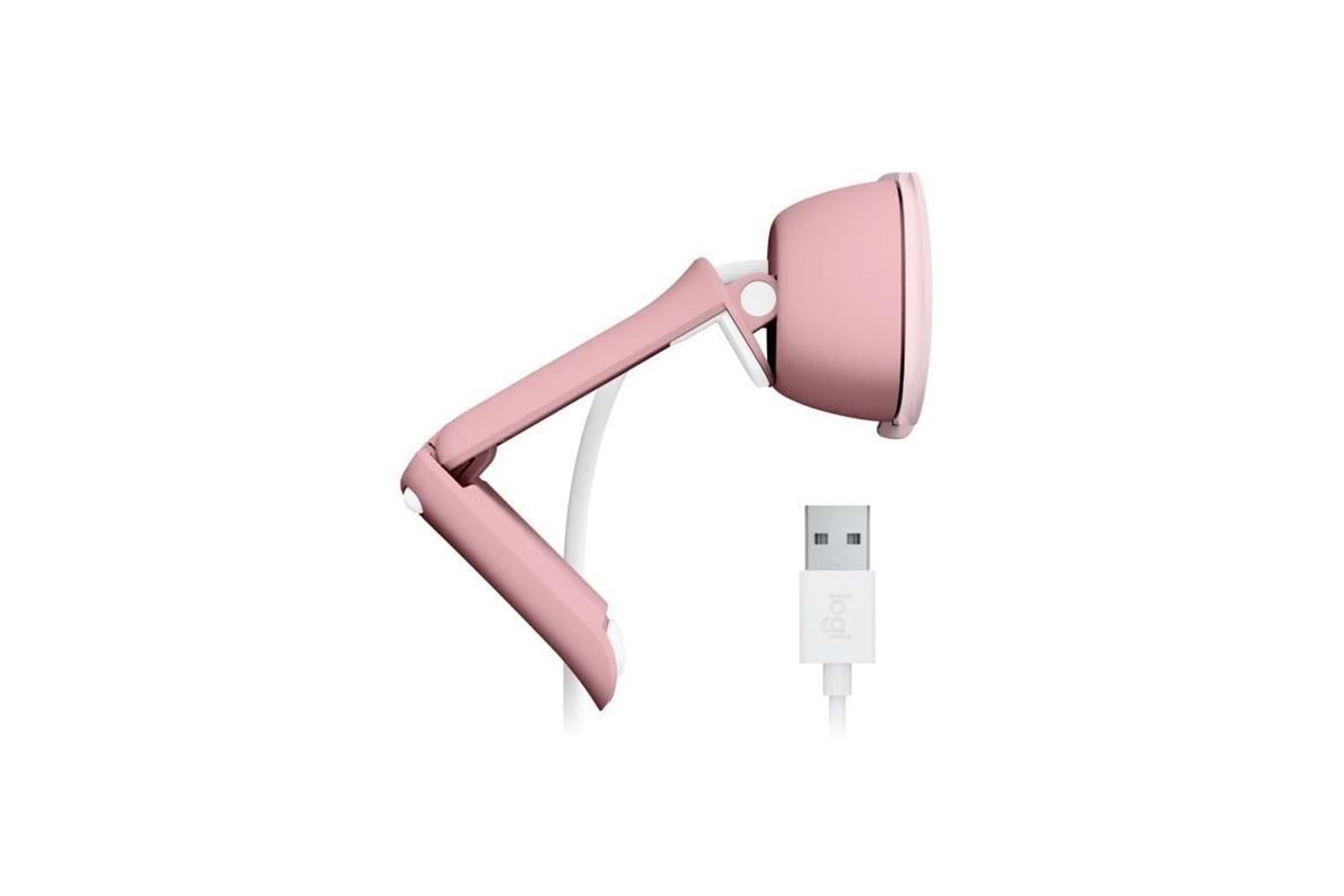 LOGITECH 960-001623, BRIO 100 WCM V-U0072, Full HD, Dahili Mikrofonlu, Rose Webcam