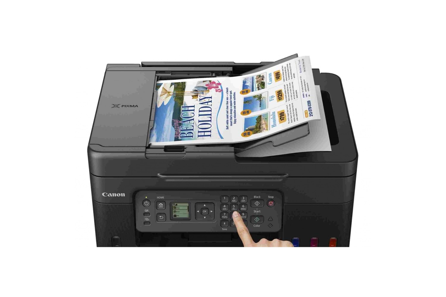 CANON PIXMA G4470, Renkli, Mürekkep Mega Tanklı, Yazıcı, Tarayıcı, Fotokopi, Fax, Wifi, Bulut, ADF, ORİJİNAL MÜREKKEP