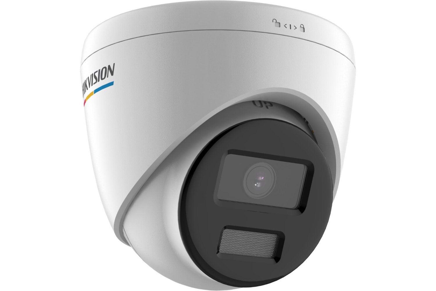 HIKVISION DS-2CD1327G0-LUF 2Mpix, 2,8mm Lens, H265+, 30Mt Gece Görüşü, Dahili Mikrofon, Color Vu Lite, Full Time Color, Dome IP Kamera