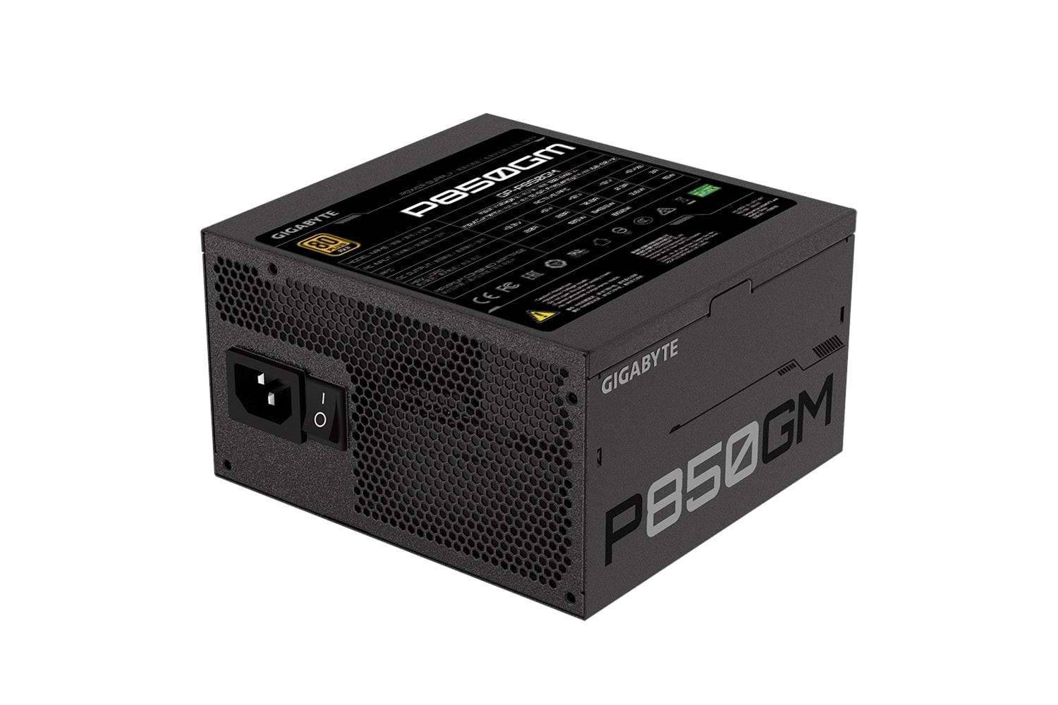 GIGABYTE GP-P850GM, 850W, 80+ GOLD, Full Modüler, GAMING Power Supply