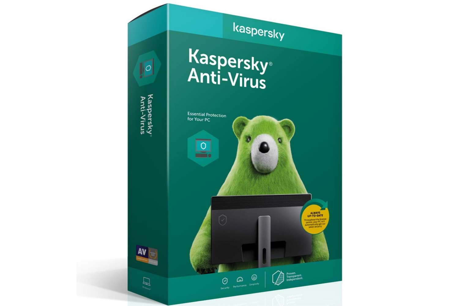 Kaspersky ANTIVIRUS 3 Kullanıcı, 1 YIL, Kutulu Ürün