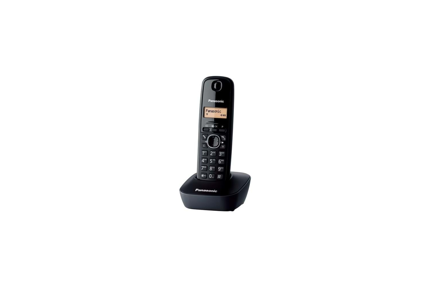 PANASONIC KX-TG1611, Dect Telefon, Siyah, 17 Saat Konuşma, 150 Saat Bekleme, 50 Kişilik Rehber