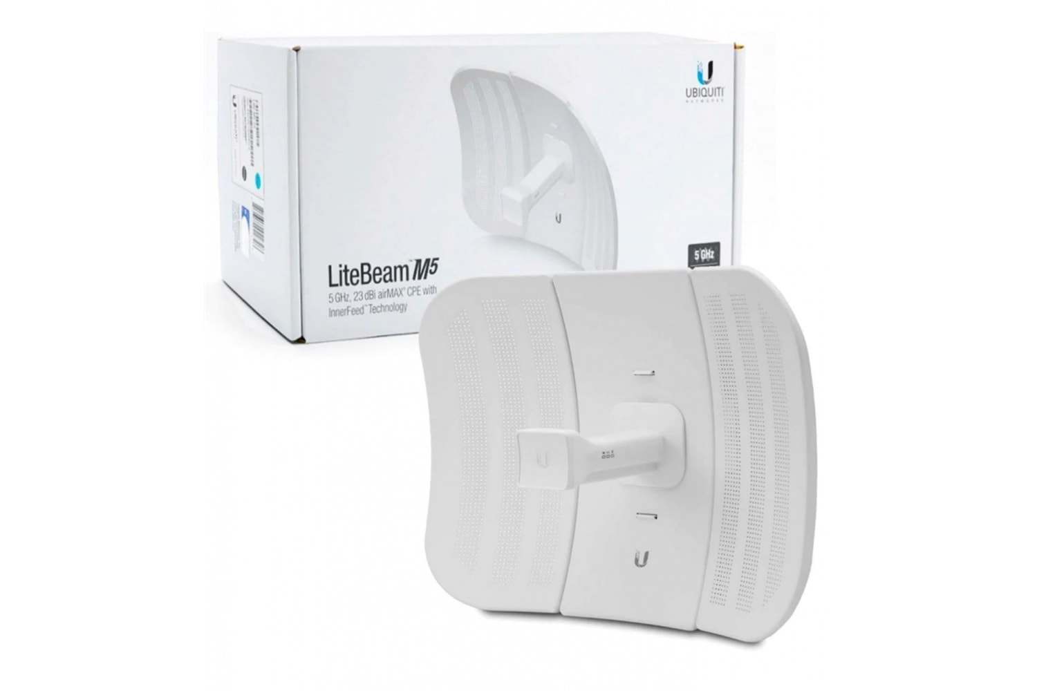 UBIQUITI LBE-M5-23, LiteBeam, 5Ghz, 100Mbps, 23dBi Anten, 5Km Menzil CPE