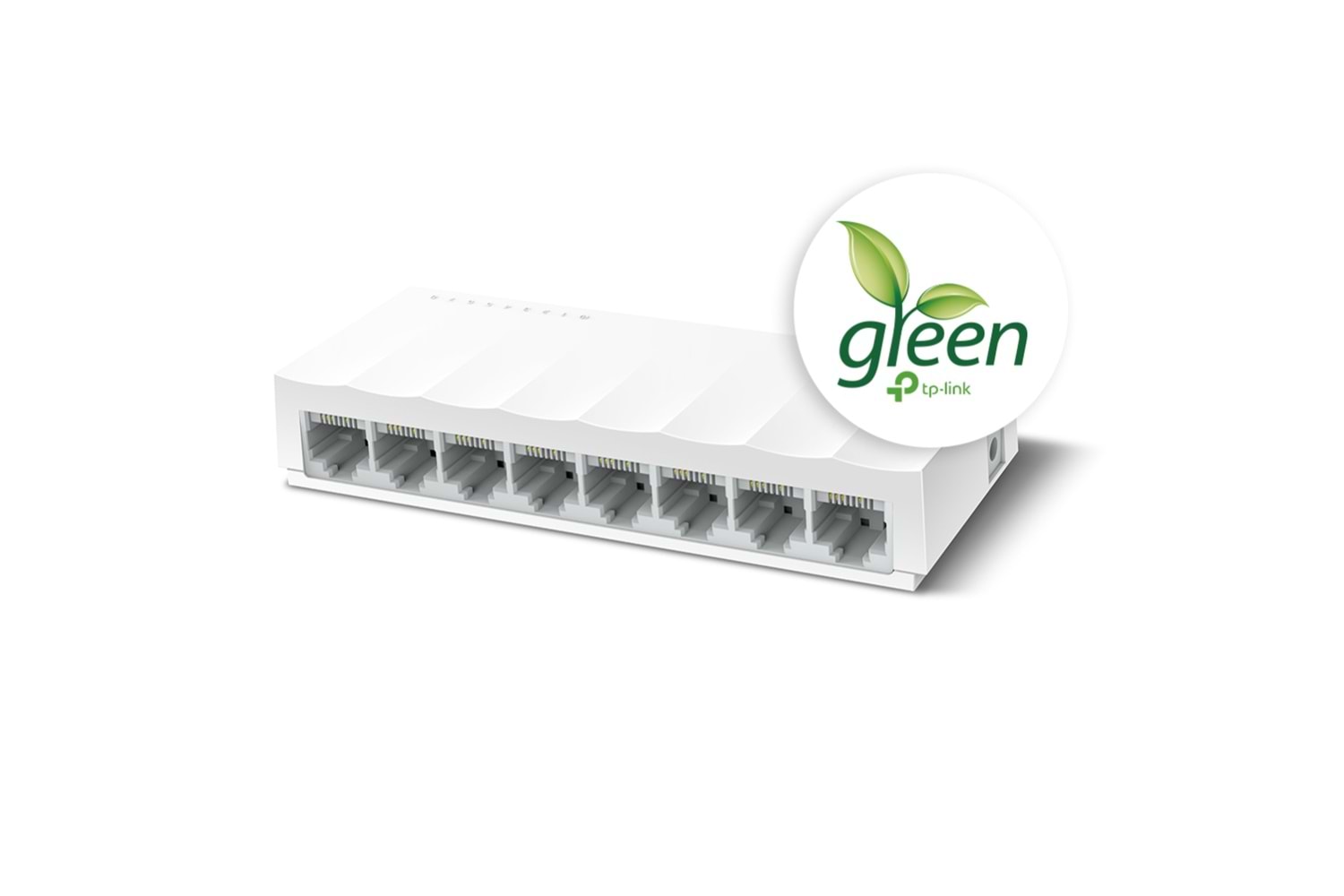 TP-LINK LS1008, Green Tech, 8 Port, MegaBit, Yönetilemez, Masaüstü Switch