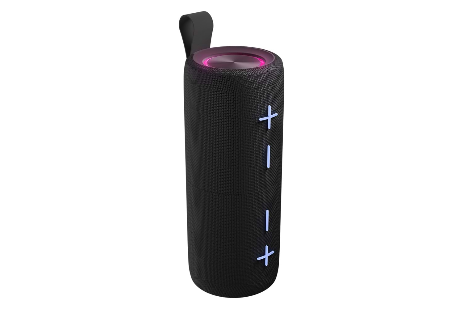 MIKADO MD-51BT, 20W, Taşınabilir, AUX/BT/TF/TWS, RGB Işıklı, 1800mAh + 1800mAh, IPX66 Su Geçirmez, Mıknatıslı, Ayrılabilir 2 Parça, Bluetooth Speaker (Siyah)