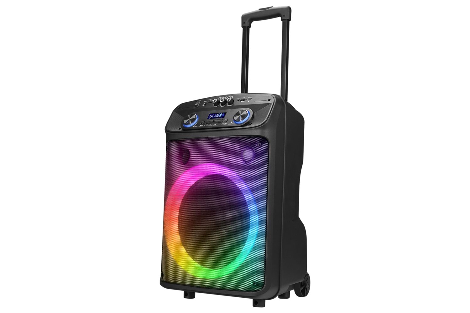 MIKADO MD-BT505, 60W, Taşınabilir, USB/BT/TF/TWS, RGB Aydınlatma, Toplantı, Parti, Açık Hava Speaker. Kablosuz El ve Kafa Mikrofonu Hediyeli