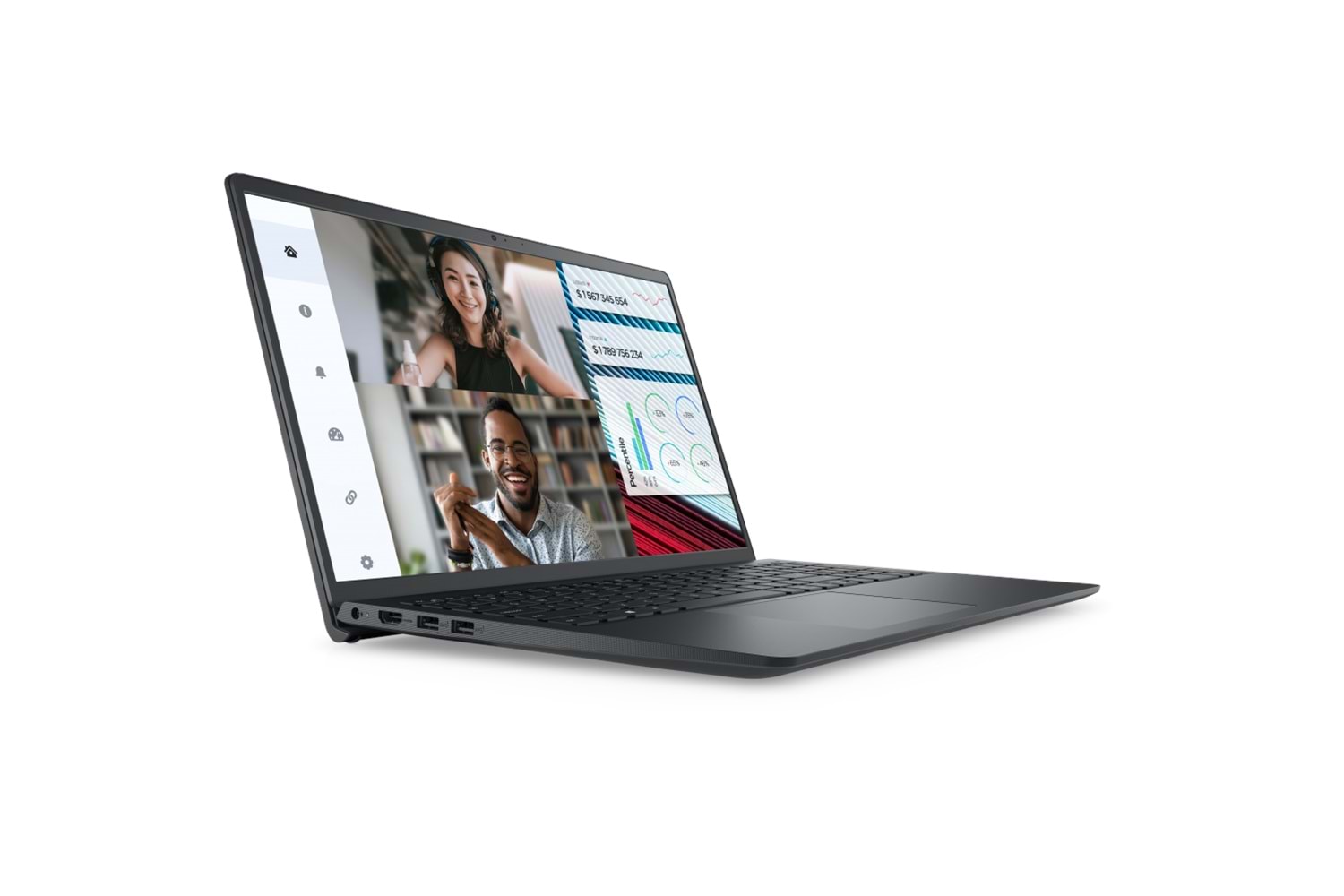 DELL Vostro 3520, N5305PVNB3520U, i7-1255U, 15,6" FHD, 16Gb Ram, 512Gb SSD, Paylaşımlı Ekran Kartı, Free Dos Notebook (5763600)