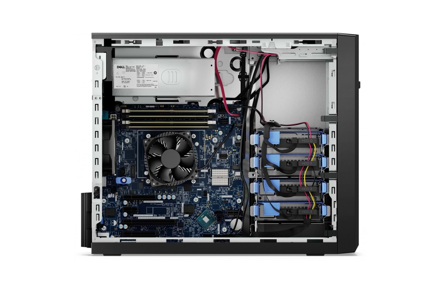 DELL PET150SPL5, T150, Intel Xeon E-2314, 16Gb ECC UDIMM Ram, 1x480Gb SSD, 1x300W Power, Free Dos, TOWER, SERVER (6207960)