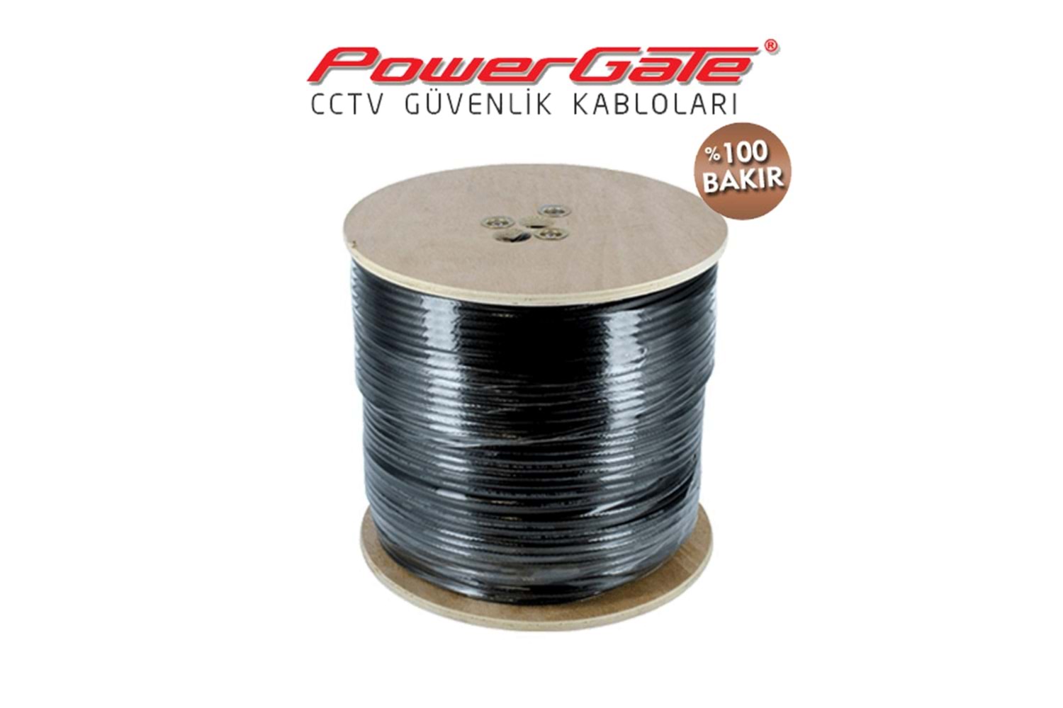 PowerGate OUT 500mt, 2+1 (2x0,50+0,33) %100Bakır, DIŞ ORTAM CCTV Güvenlik Kablosu