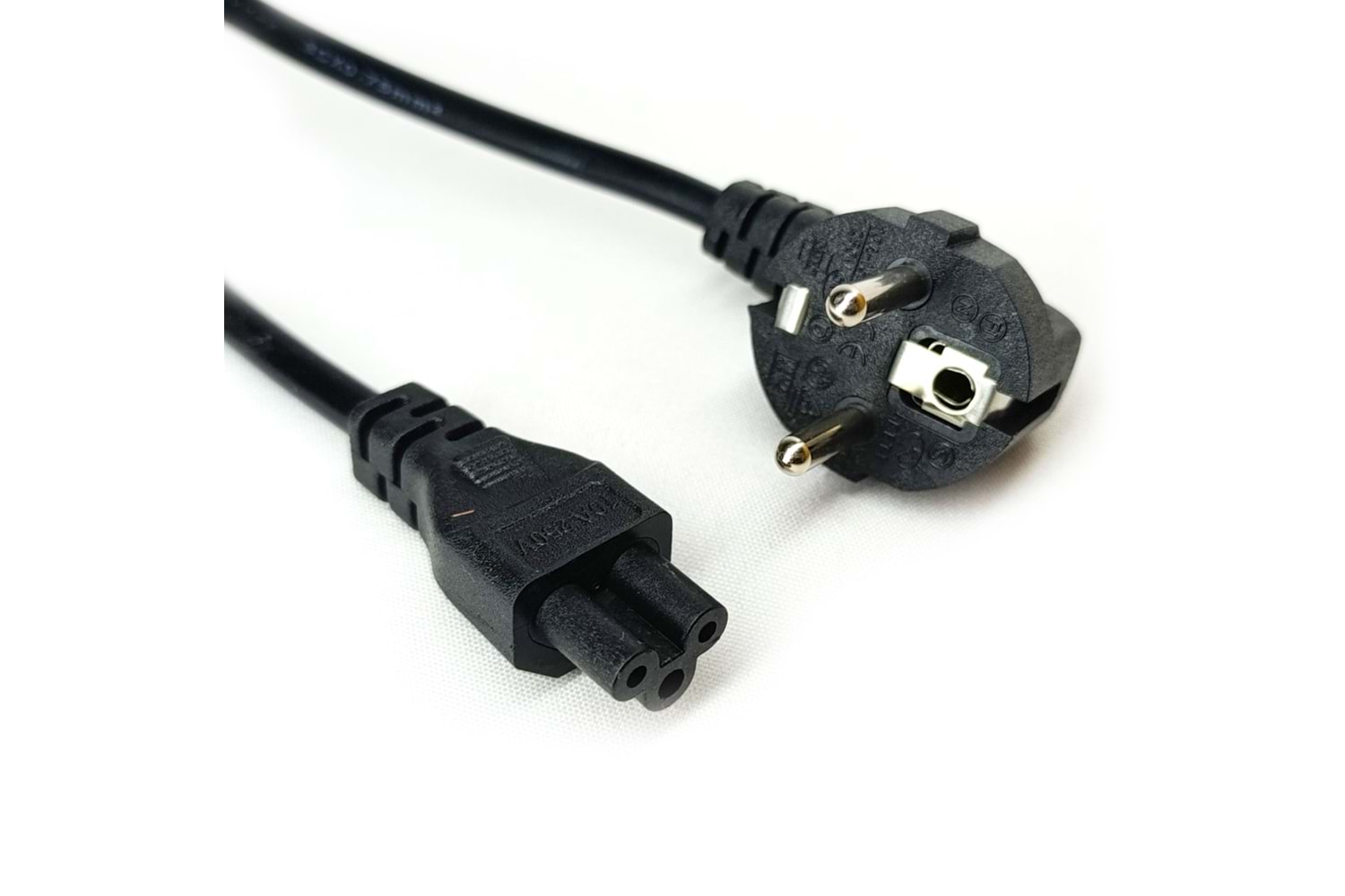 POWERGATE PW-Y015, 3lü Yonca Uç, 0,75mm, Power Kablosu, 1.5mt