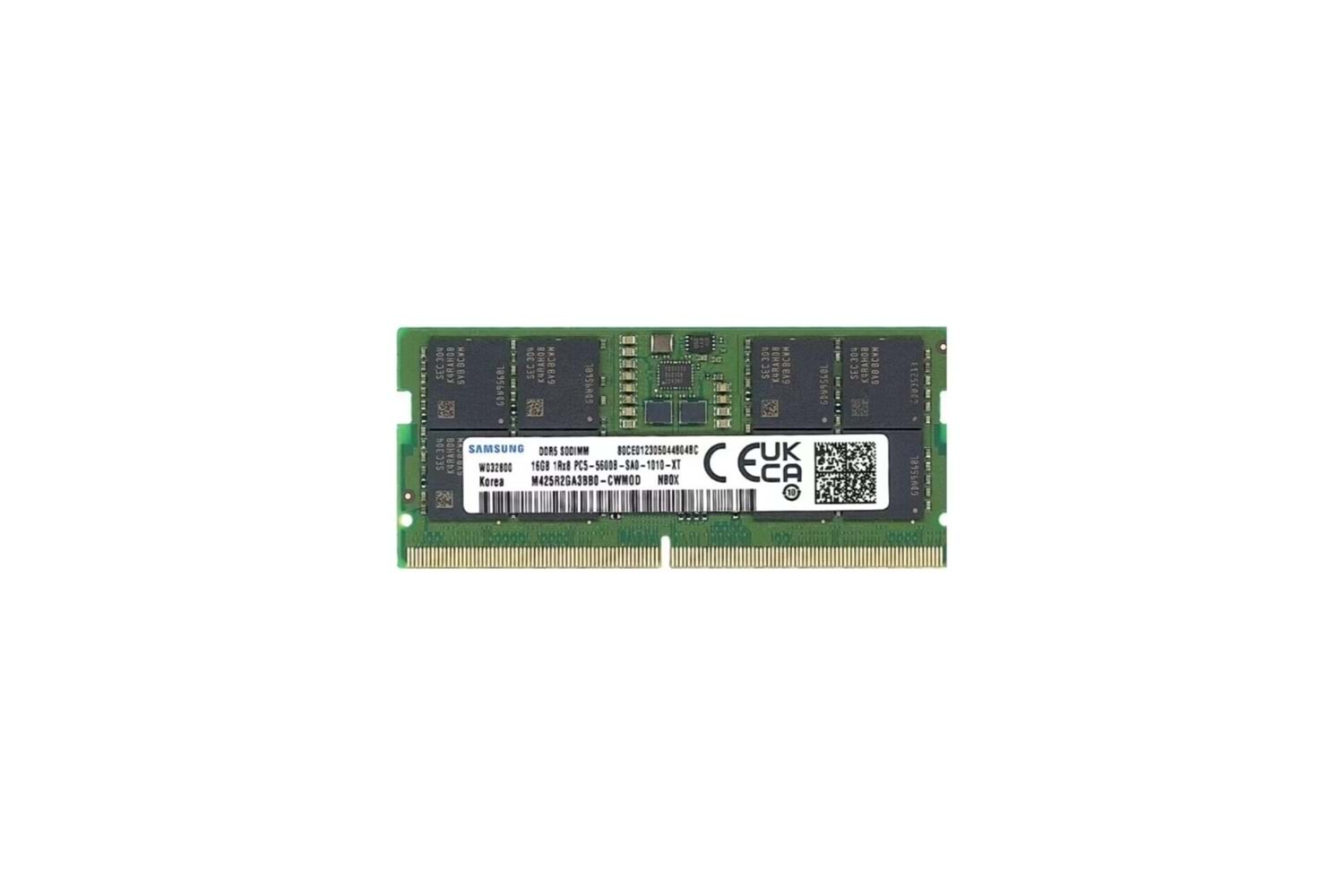 Samsung SAMSO5600/16, 16GB, DDR5, 5600MHz, CL46, 1.1V Notebook Ram (M425R2GA3BB0-CWMOM)
