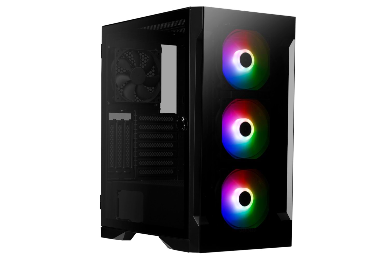 GAMDIAS TALOS E2 Elite, 750W, 80+ Bronze, Tempered Glass, ARGB, ATX GAMING KASA
