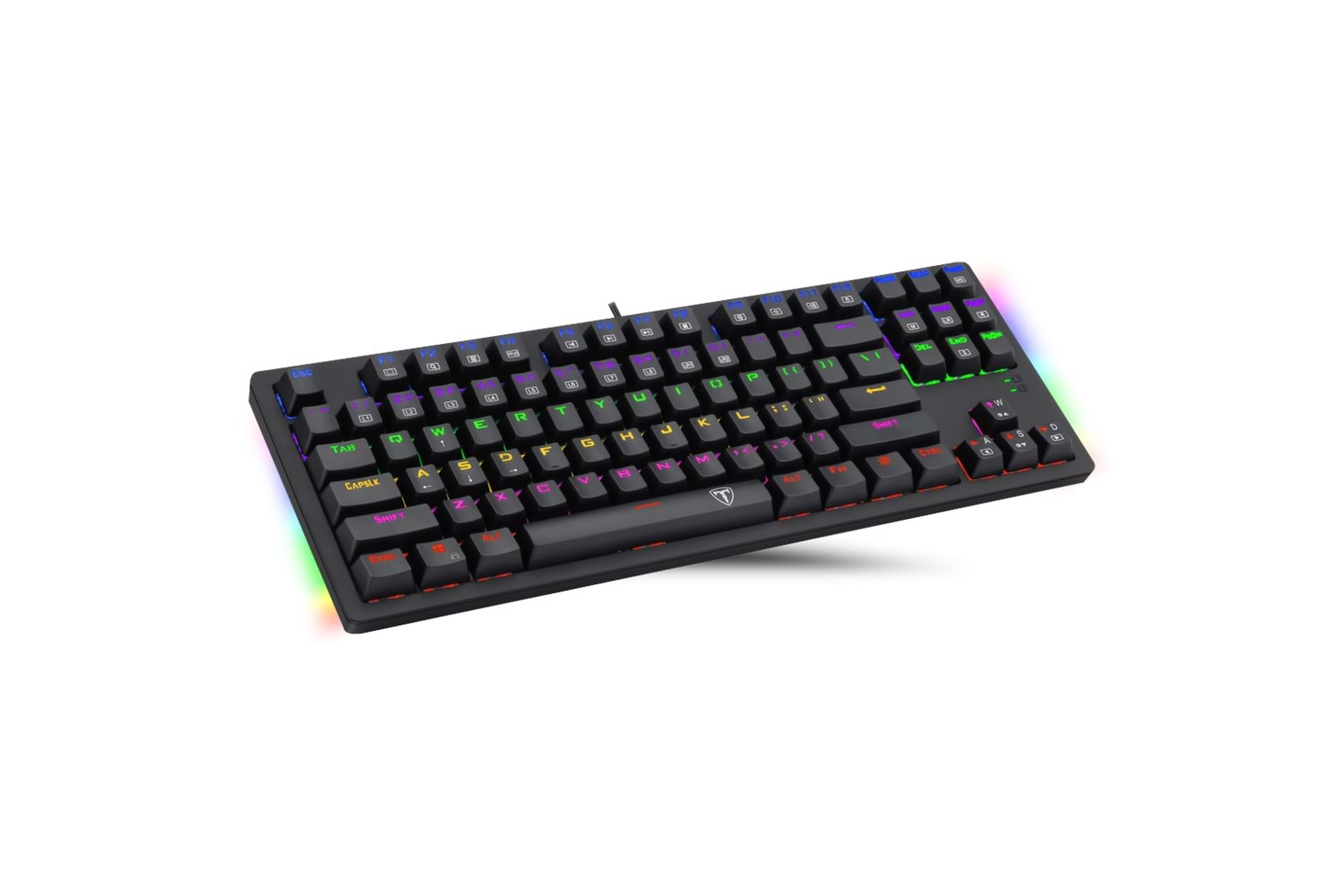 T-DAGGER BALI, T-TGK311, USB Kablolu, Türkçe Q, Rainbow RGB, Mechanical, Blue Switch, Gaming Klavye (Powered By REDRAGON)