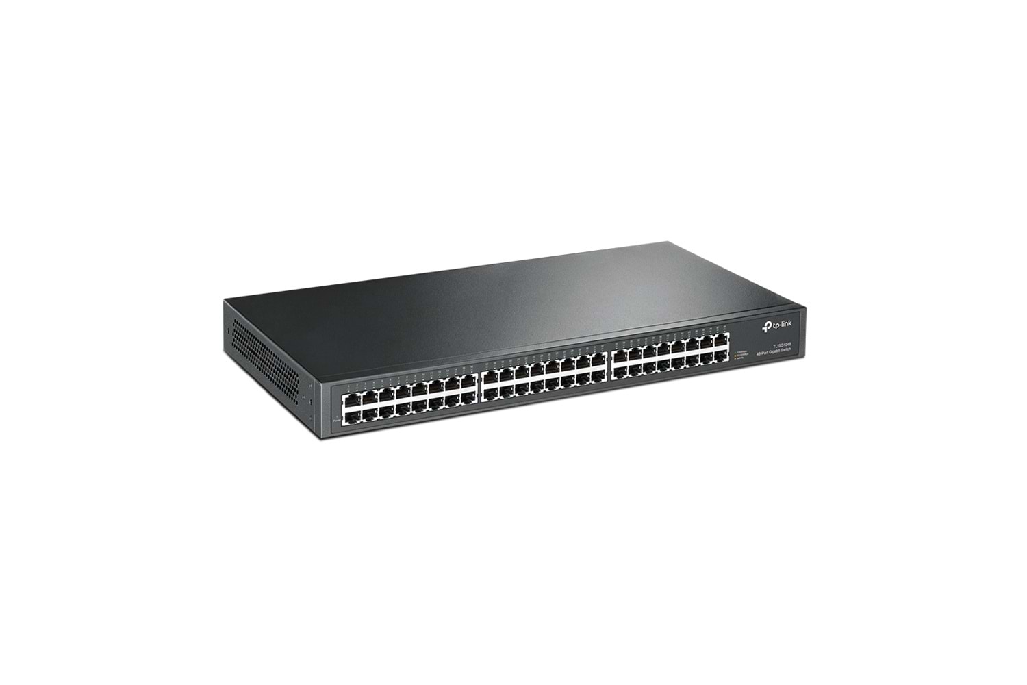 TP-LINK TL-SG1048, 48 Port, GigaBit, Yönetilemez, Metal Kasa, Rackmount Switch