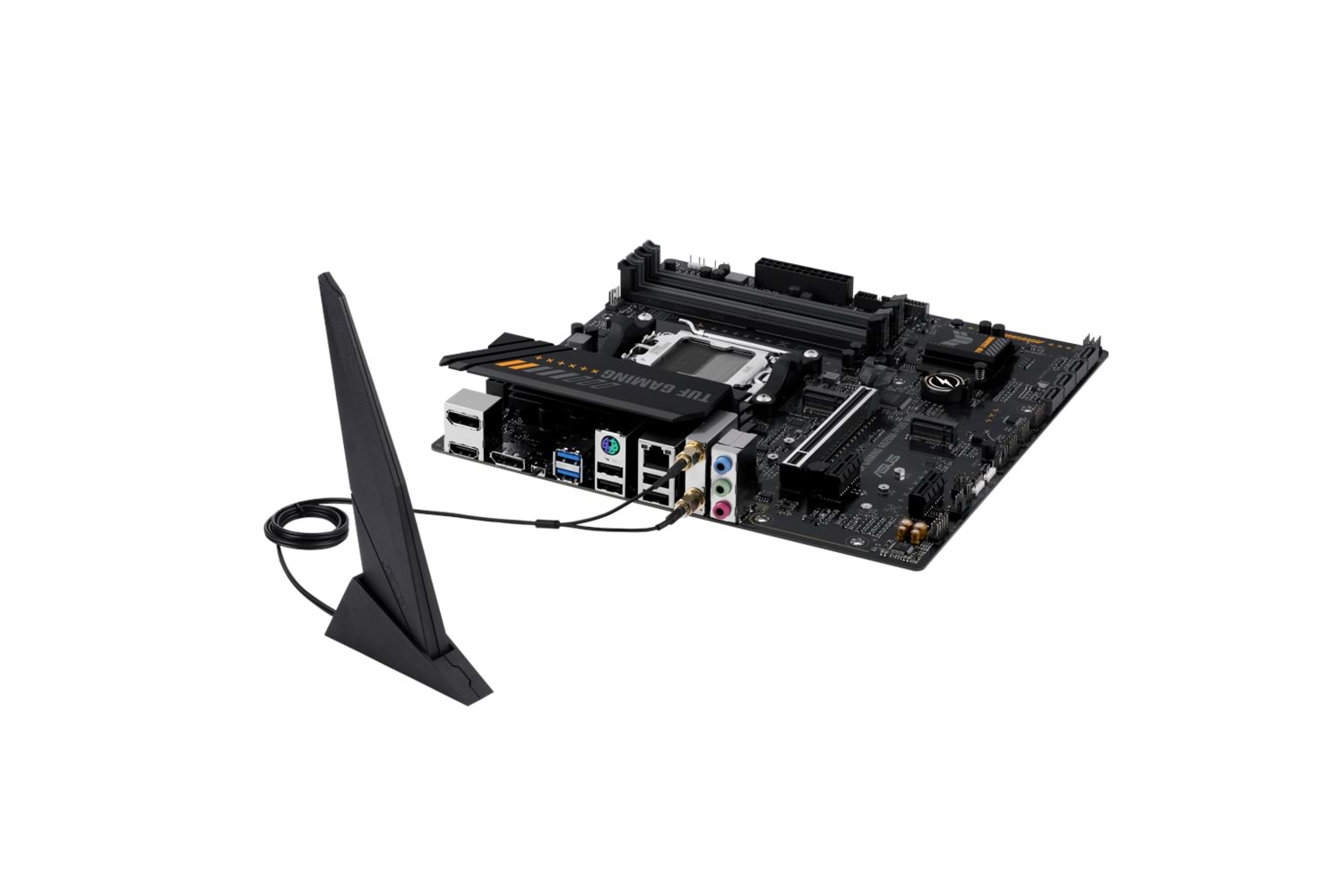 ASUS TUF GAMING A620M-PLUS WIFI, 4xDDR5, 2x M.2, HDMI, 2xDP, Wi-Fi 6, Bluetooth v5.3, AM5 Soket GAMING Anakart