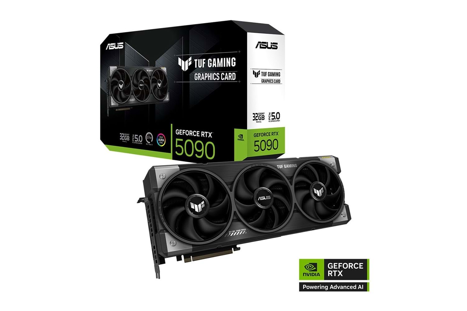 ASUS TUF-RTX5090-32G-GAMING, 32Gb, 512Bit, GDDR7, 2xHDMI, 3xDP GAMING Ekran Kartı