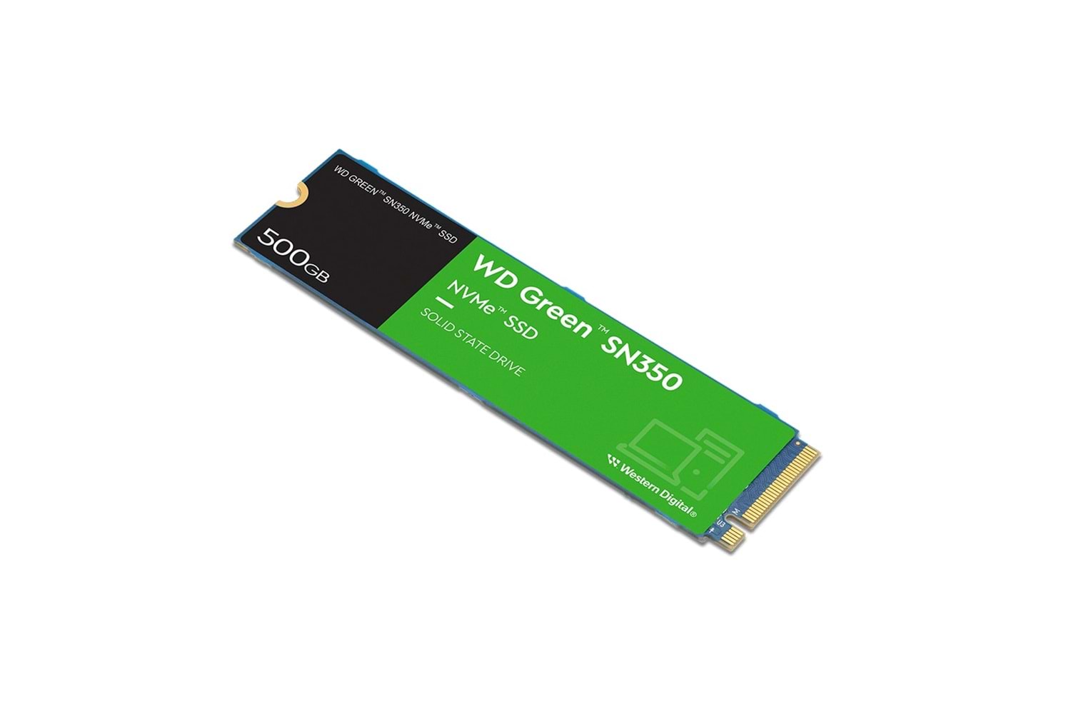WD Green SN350, WDS500G2G0C, 500GB, 2400/1500, Gen3, NVMe PCIe M.2 2280, SSD