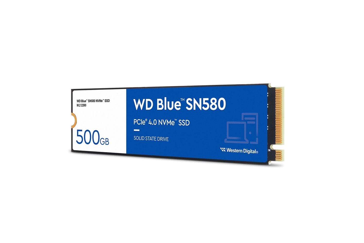 WD Blue SN580, WDS500G3B0E, 500GB, 4000/3600, Gen4, NVMe PCIe M.2 2280, SSD