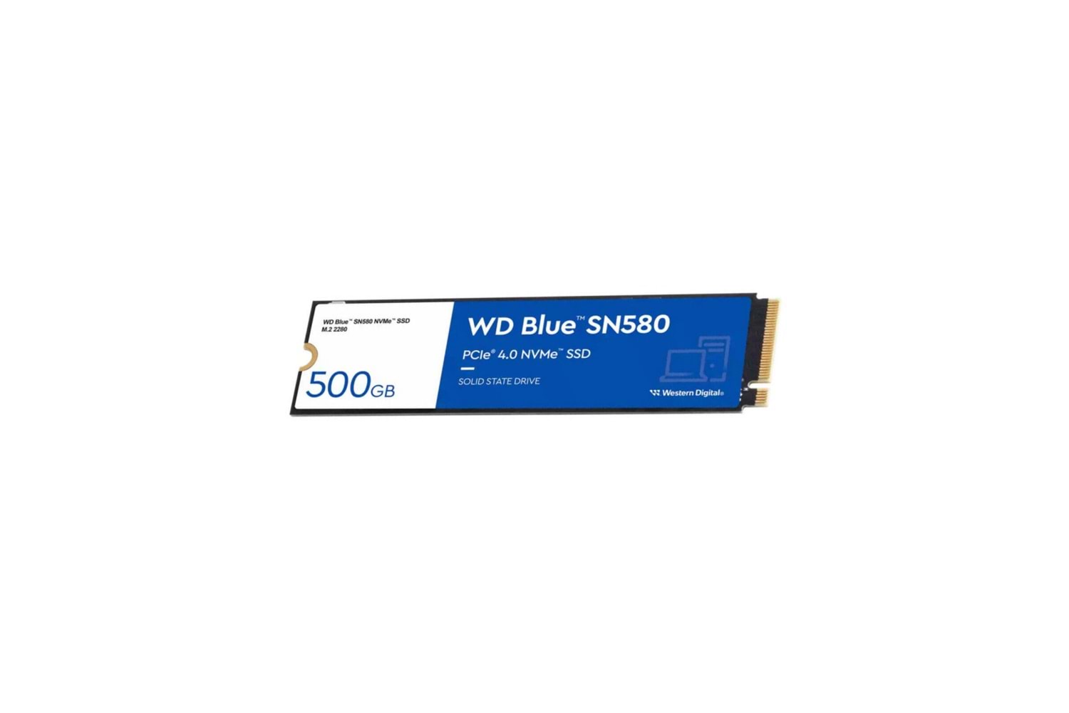 WD Blue SN580, WDS500G3B0E, 500GB, 4000/3600, Gen4, NVMe PCIe M.2 2280, SSD