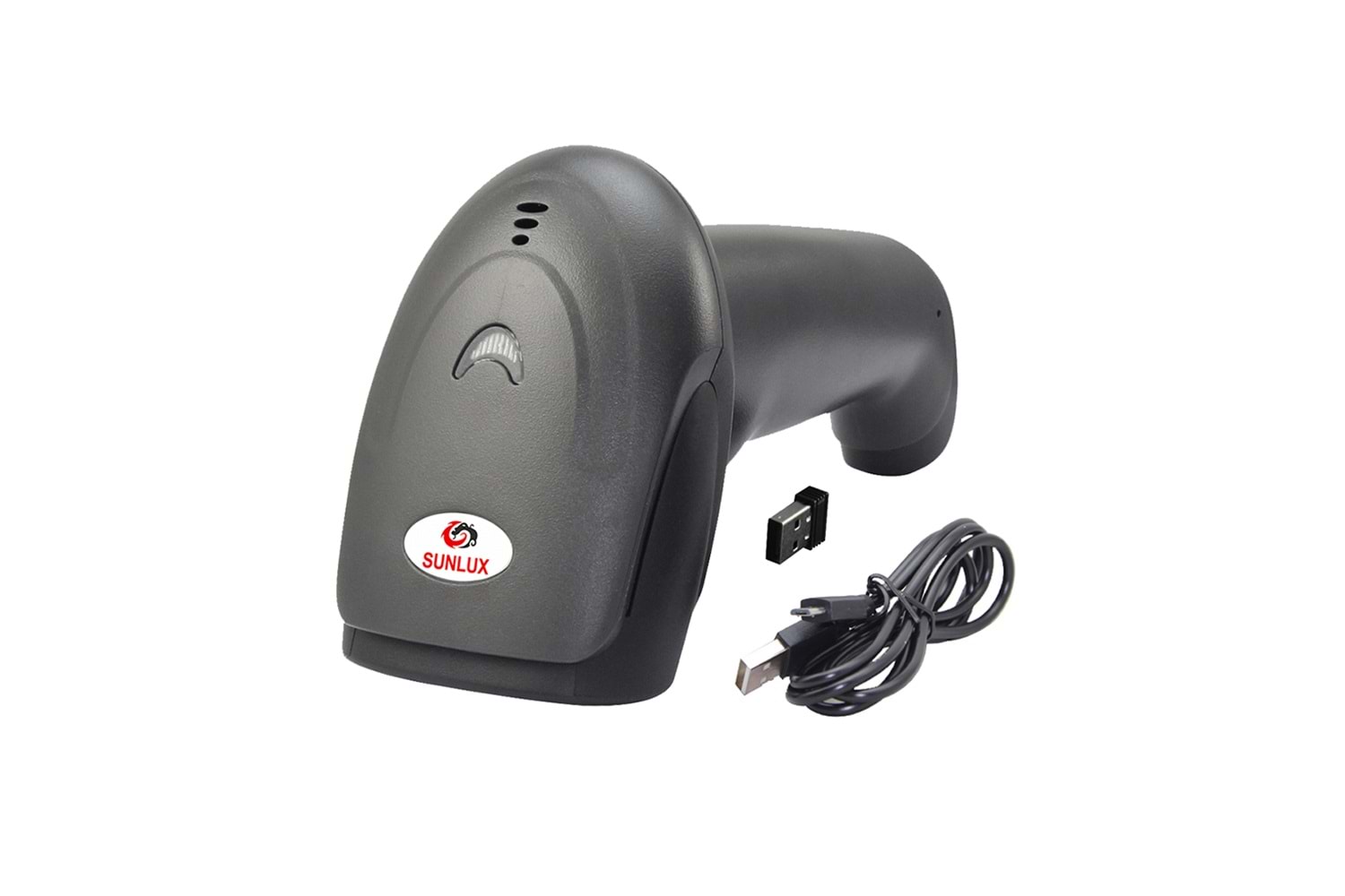 SUNLUX XL-9309B, EL Tipi, Laser, WiFi, Bluetooth, Kablosuz, 300Metre, 1D, Barkod Okuyucu