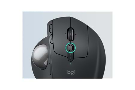 LOGITECH 910-007260, MX ERGO S Trackball Siyah, Bluetooth, 2048dpi, Optik, 8 Tuşlu, Kablosuz, Mouse