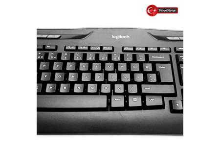 LOGITECH MK330, 920-003988, Kablosuz, Türkçe Q, Klavye Mouse Set
