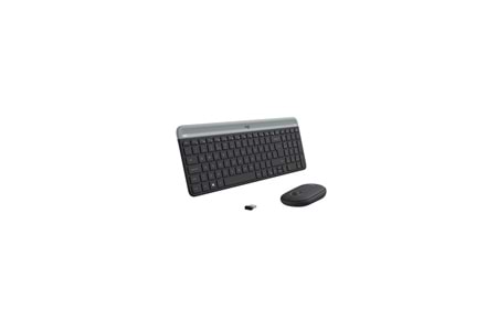 LOGITECH MK470 Siyah, 920-009435, Kablosuz, Türkçe Q, Klavye Mouse Set