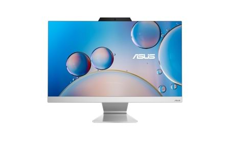 ASUS A3402WVAK-SDC1790W, i7-1355U, 23,8" FHD Ekran, 16Gb DDR5 Ram, 512Gb SSD, Wi-Fi 6, Type-A, Type-C, Paylaşımlı Ekran Kartı, Free Dos, All In One PC, (Beyaz)