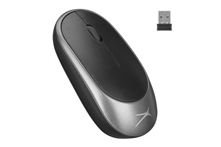 Altec Lansing ALBM7314, Gri-Siyah, 2.4GHz USB, 1200DPI, Kablosuz Optik Mouse