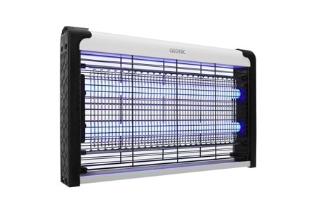 ASONIC AS-A29, Siyah, 6W, 2000V, Masaüstü, Zincir Askılı, 2adet UV Mor Işıklı, Siyah Kasa, Sinek Öldürücü