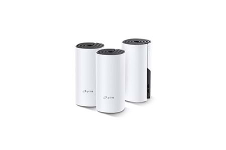 TP-LINK DECO-E4, AC1200, Üçlü Mesh, 1200Mbps, Dual Band, 2Port Megabit Lan, 370m2 kapsama Alanı, Router, Geniş Alan İnternet Ağı Sağlayıcısı