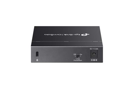 OMADA DS105G, 5 Port Gigabit, Yönetilemez, Masaüstü/Vesa Metal Kasa Sessiz Switch