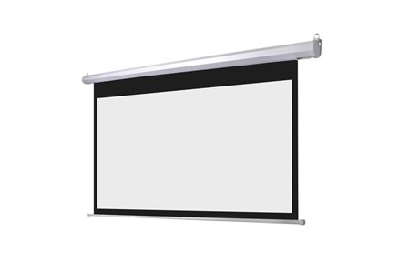 Everest EPP-180, 180x180, MOTORLU, PROJEKSİYON PERDESİ, Uzaktan Kumandalı, Arkası Siyah Fonlu, Duvar ve Tavana Asılabilir
