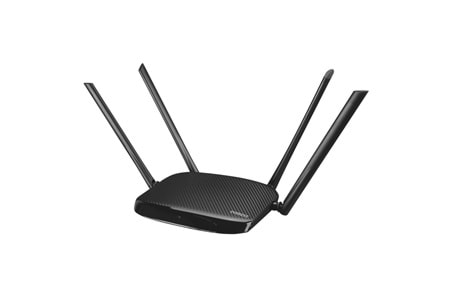 EVEREST EWR-AC5-V3, AC1200, 1200Mbps, Dual Band Wifi, 4Port, 1 WAN, Masaüstü, Megabit, WISP, Repeater, Router, Access Point