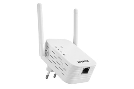 EVEREST EWR-N302, 300Mbps, 2,4Ghz, WPS Butonu, 1Port LAN/WAN, Menzil Genişletici