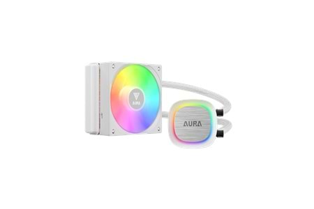 GAMDIAS AURA GL120 V2 WH, White Edition, 120mm, RGB, 1 Fanlı, CPU Sıvı Soğutma