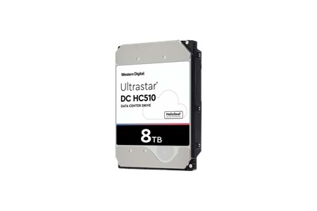 WD ULTRASTAR, HUH721008ALE604, 3,5", 8Tb, 256Mb, 7200 Rpm, 7/24 Enterprise, DATA CENTER-GÜVENLİK-NAS-SERVER, HDD (DC HC510) (0F27457) (Türkiye Distribütörü Garantili)