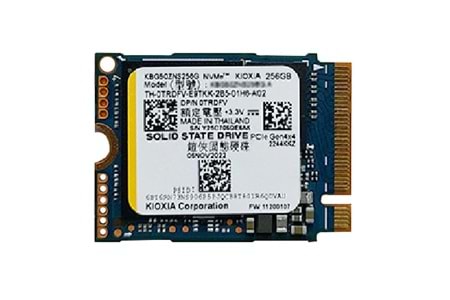KIOXIA BiCS FLASH, KBG50ZNS256G, 256GB, 3400/1900, Gen4, NVME PCIe M.2 2230, SSD (Bulk-Kutusuz)