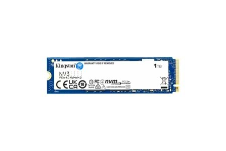 KINGSTON SNV3S/1000G, NV3, 1TB, 6000/4000, Gen4, NVME PCIe M.2 2280, SSD