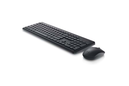 DELL Wireless, KM3322W-R-TUF, Siyah, Kablosuz, Türkçe F, Multimedya, Klavye +Mouse Set