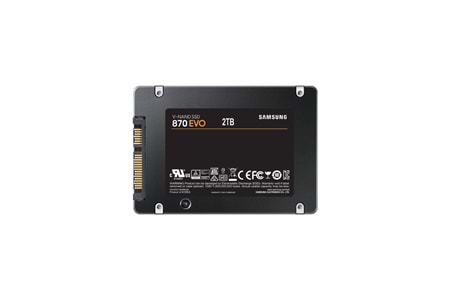 SAMSUNG MZ-77E2T0BW 870 EVO 2TB 560/530, 2,5" SATA SSD (Türkiye Distribütörü Garantili)