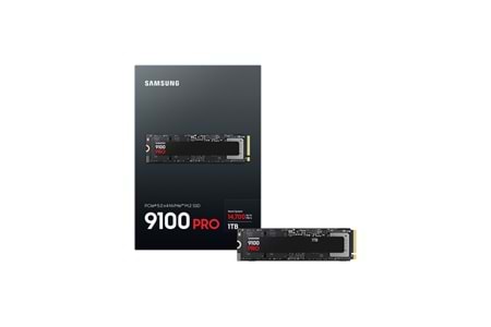 SAMSUNG MZ-VAP1T0BW, 9100 PRO, 1TB, 14700/13300, Gen5, NVMe PCIe M.2 2280, SSD (Türkiye Distribütörü Garantili)