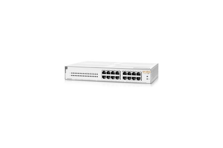 HP Aruba Instant On, R8R48A, 1430-16G, 16Port, GigaBit, PoE 124W, Yönetilemez, Masaüstü Switch