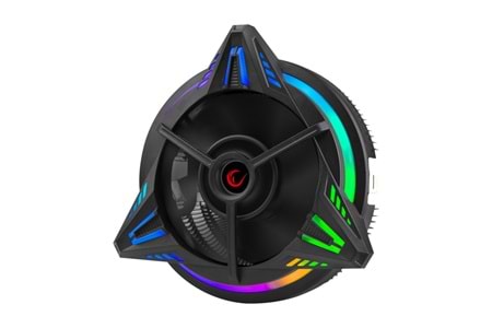 RAMPAGE COOLBLADE RM-C03, Rainbow, 12cm, RGB CPU Hava Soğutma (AMD ve INTEL Tüm İşlemcilere Uyumlu)