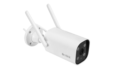 S-LINK SL-BLT01, Güvenlik Kamerası, WiFi, 2Mpix, 3.6mm Lens, 10m. Gece Görüşü, Micro SD Kartlı, TUYA Yazılım