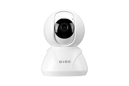 S-LINK SL-IND02, Ev/Bebek Güvenlik Kamerası, WiFi, 2Mpix, 3.6mm Lens, 10m. Gece Görüşü, Hareket algılama, İki Yönlü Ses, Micro SD Kartlı, TUYA Yazılım