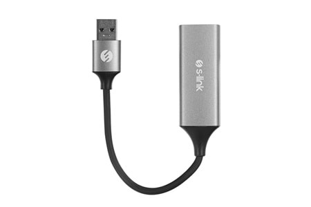 S-LINK SW-U334, GigaBit, USB3.0 to RJ45, Metal, Ethernet Kartı